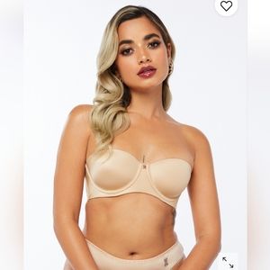 Savage X Fenty Core Microfiber Strapless Bra Nude 36D